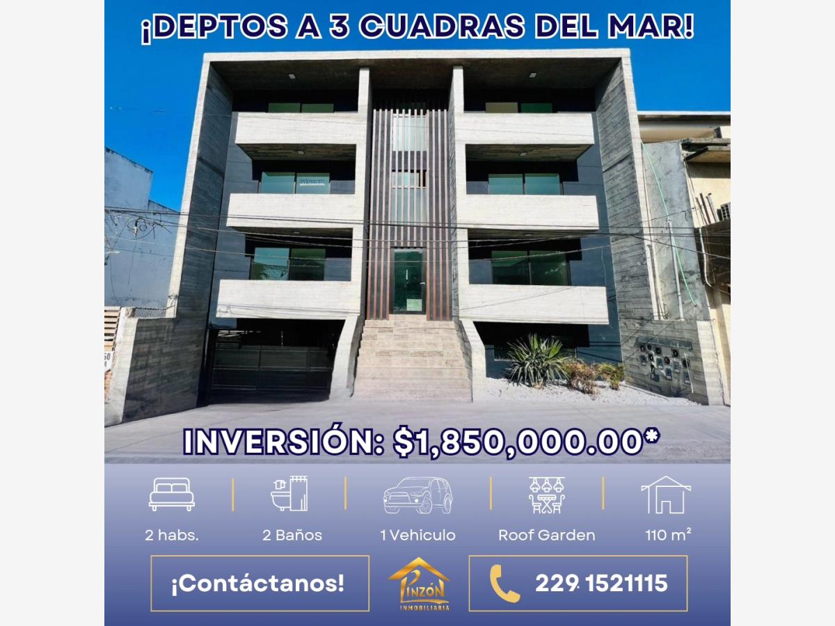 Departamento en venta en El Morro las Colonias, Boca del Río — foto 1 de 10