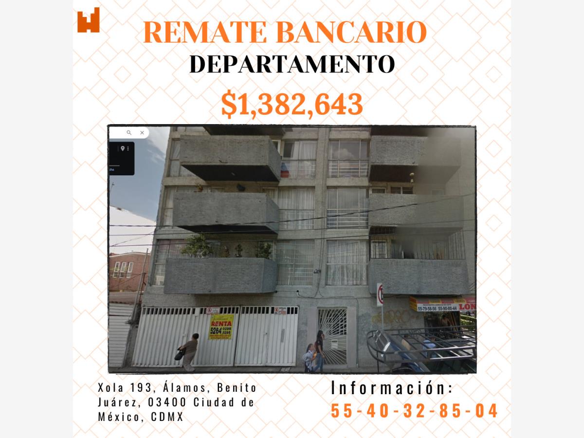 Departamento en venta en Alamos, Benito Juárez — foto 1 de 11