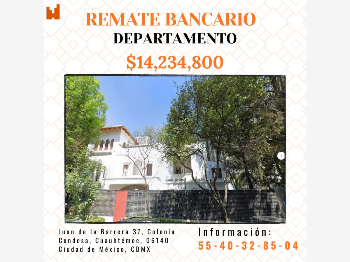 Departamento en venta en Condesa, Cuauhtémoc — foto 1 de 27