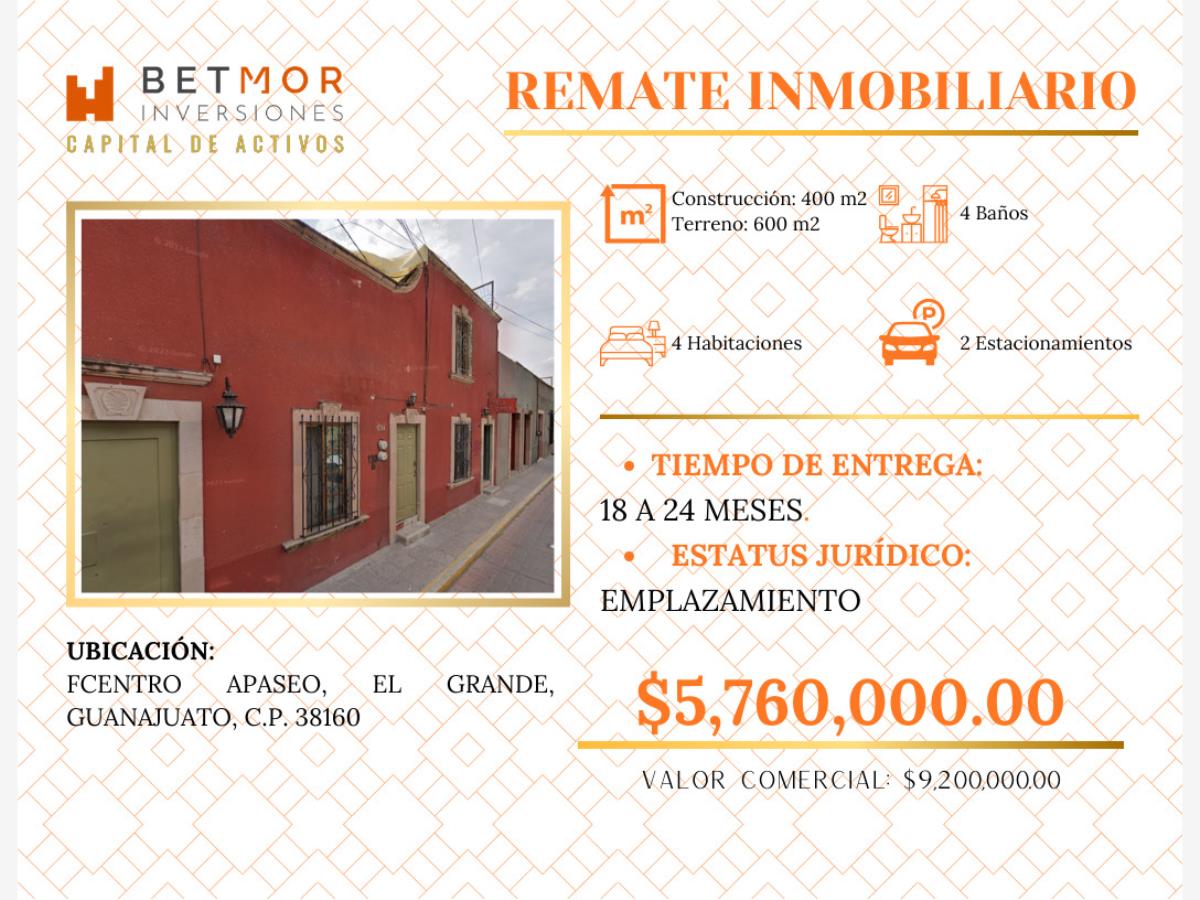 Casa en venta en Apaseo El Grande Centro, Apaseo El Grande — foto 1 de 12