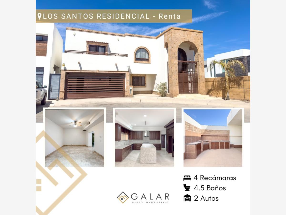 Casa en renta en Los Santos Residencial, Hermosillo — foto 1 de 33