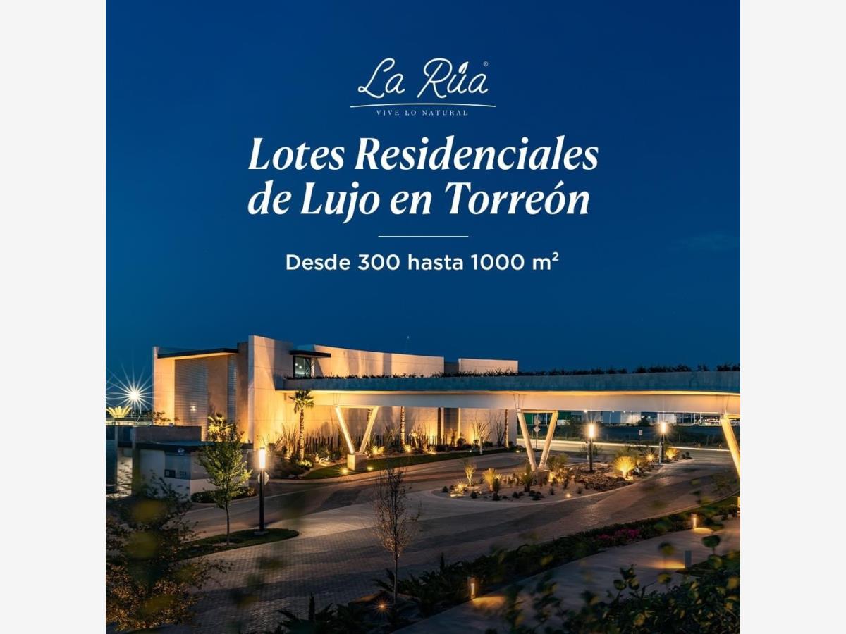 Terreno en Venta en La Rúa Residencial, Torreón, Coahuila de Zaragoza