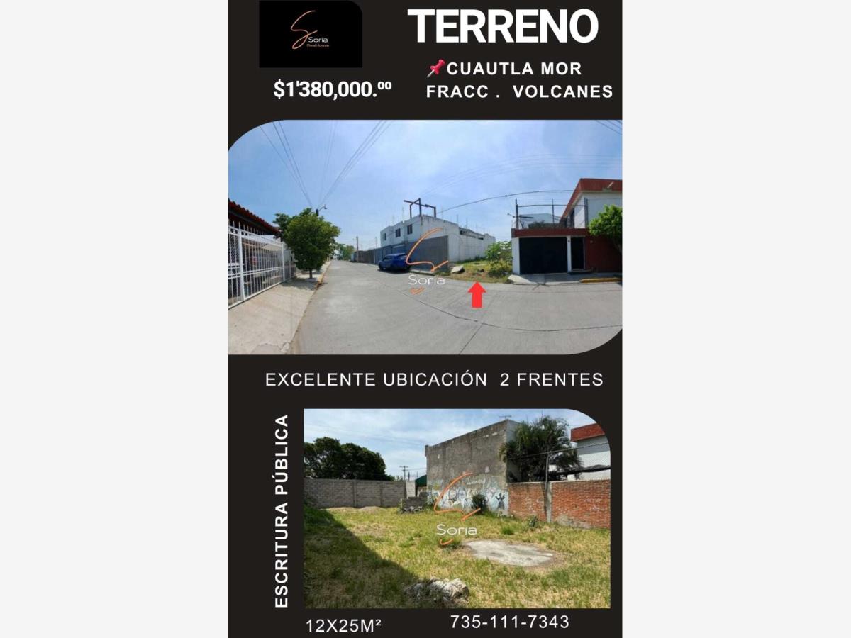 Terreno en venta en Volcanes de Cuautla, Cuautla — foto 1 de 8