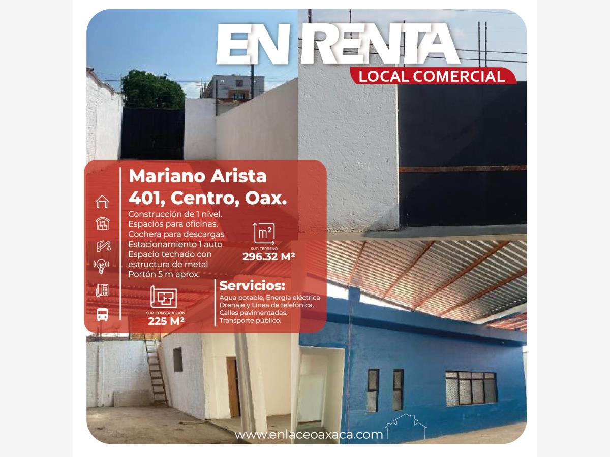 Local en renta en Oaxaca Centro, Oaxaca de Juárez