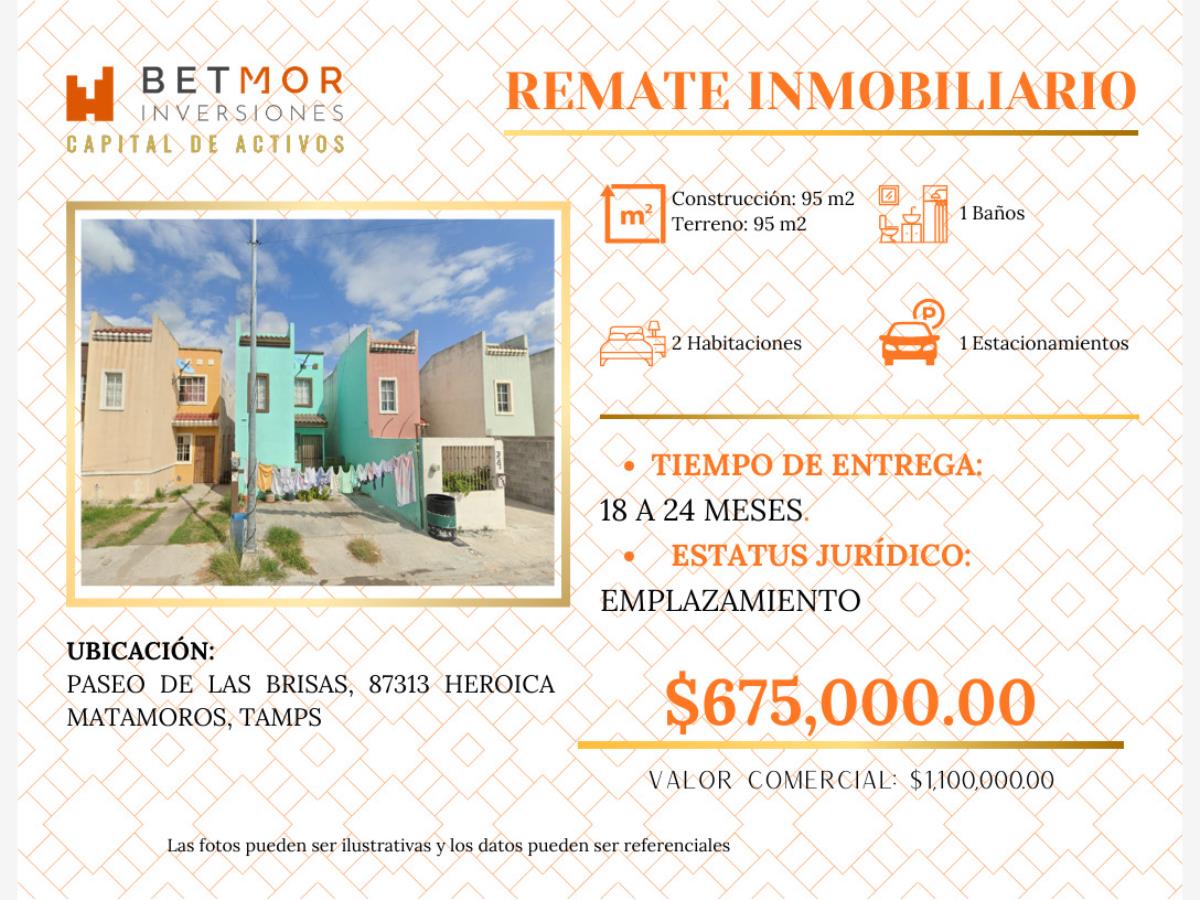 Casa en venta en Paseo de las Brisas, Matamoros — foto 1 de 12