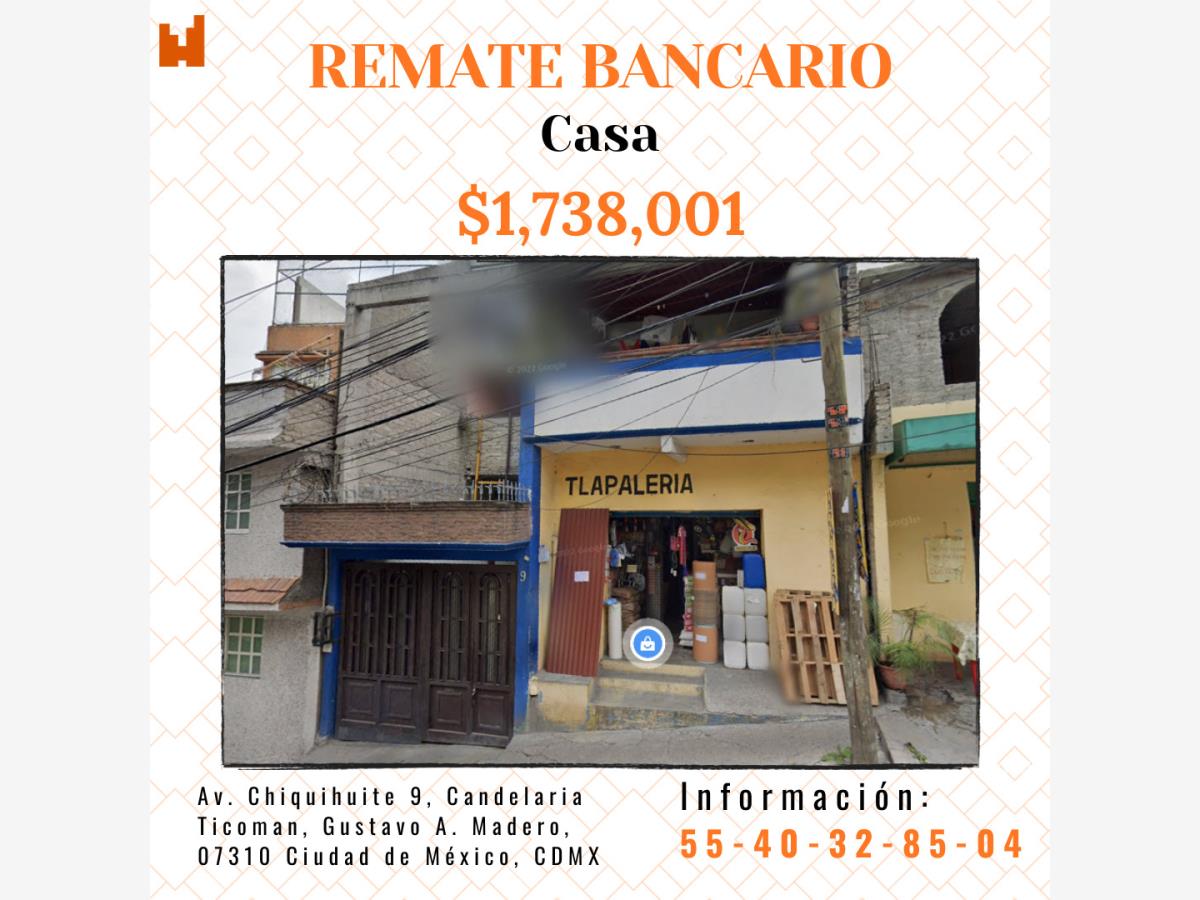 Casa en venta en Candelaria Ticomán, Gustavo A. Madero — foto 1 de 11
