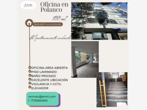 Oficina en Polanco I Sección, Miguel Hidalgo, Ciudad de México