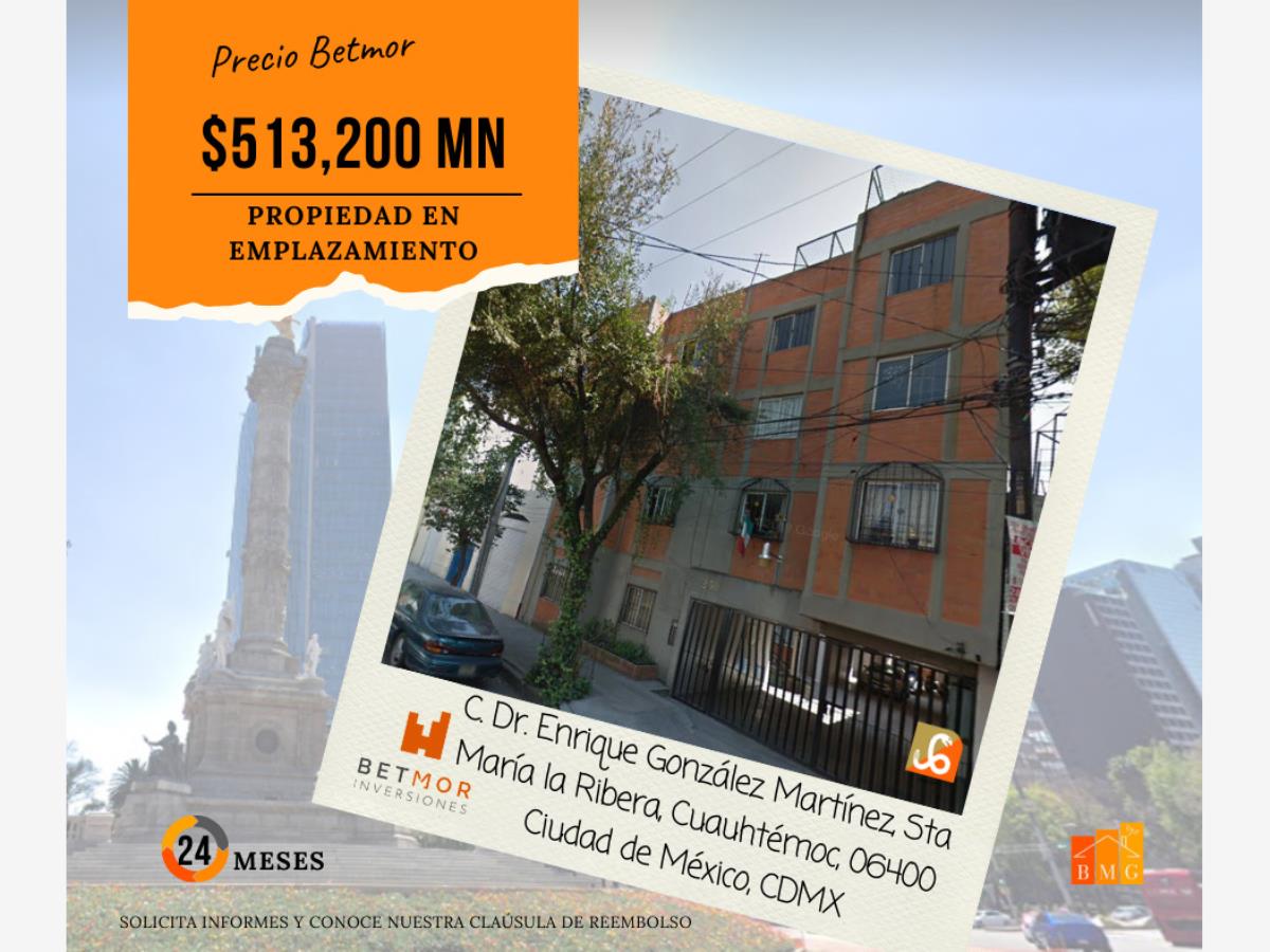 Departamento en venta en Santa Maria la Ribera, Cuauhtémoc — foto 1 de 12