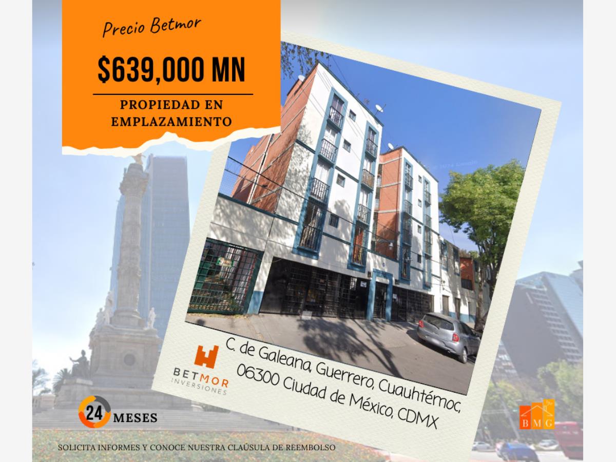 Departamento en venta en Guerrero, Cuauhtémoc — foto 1 de 11