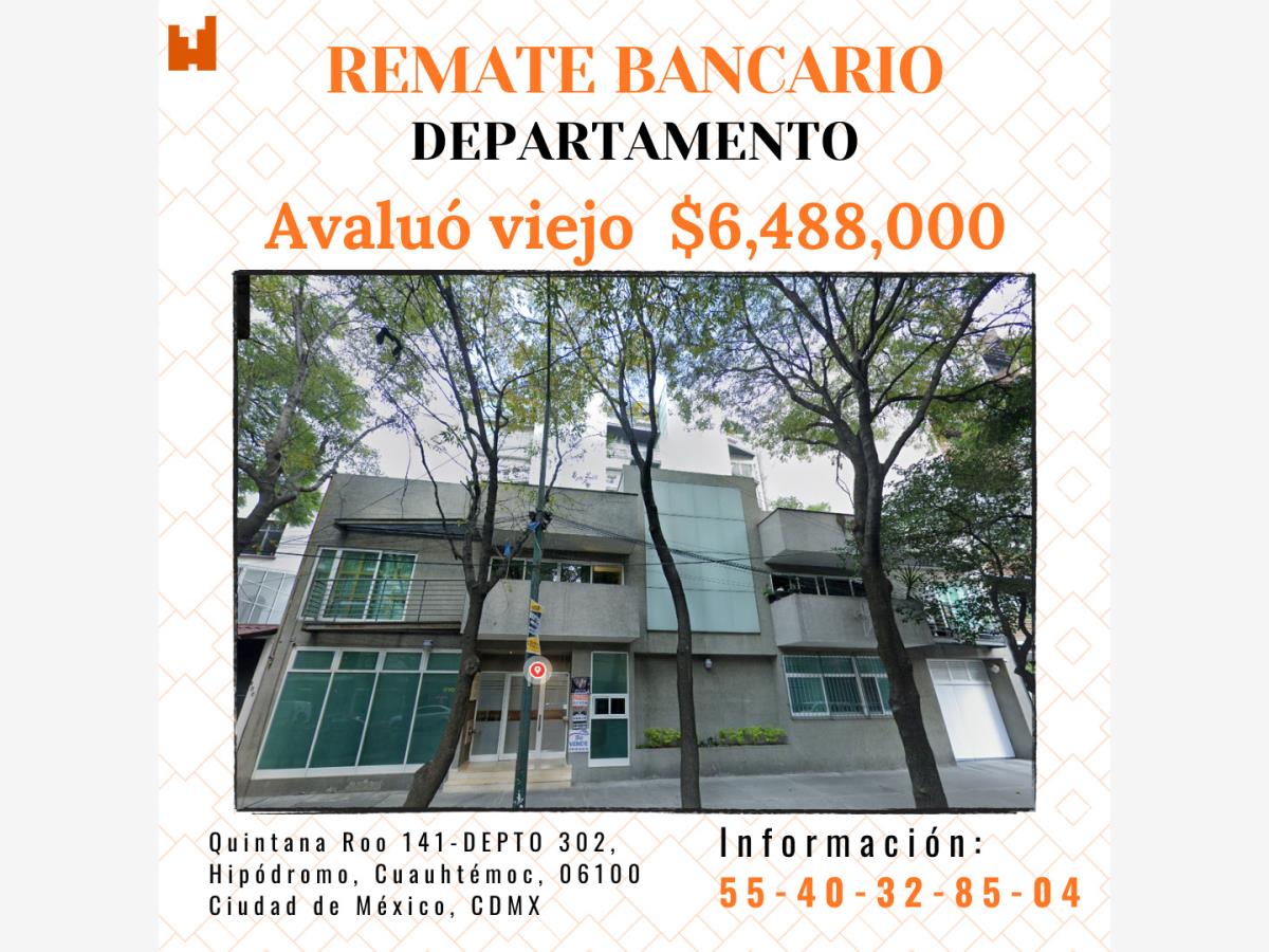 Departamento en venta en Hipodromo, Cuauhtémoc — foto 1 de 10