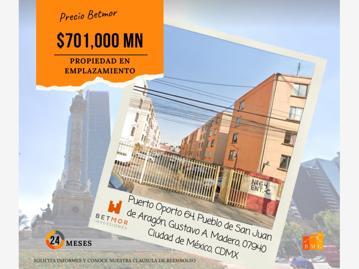 Departamento en venta en San Juan de Aragón, Gustavo A. Madero — foto 1 de 13