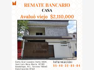 Casa en remate en Jose Luis Mora, Guadalupe, Nuevo León