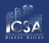 Logotipo de ICSA BIENES RAÍCES WTC MONTECITO NÚMERO 38, PISO 28, OFICINA 16 COL. NAPOLES