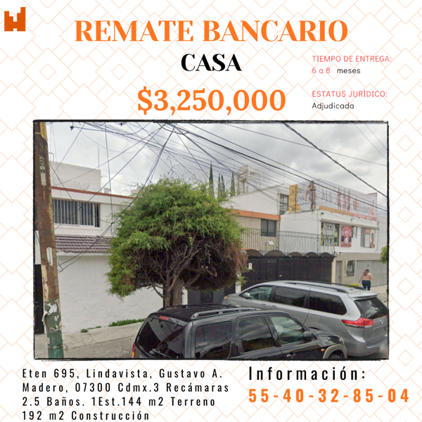 Casa en venta en Lindavista Norte, Gustavo A. Madero — foto 2 de 11