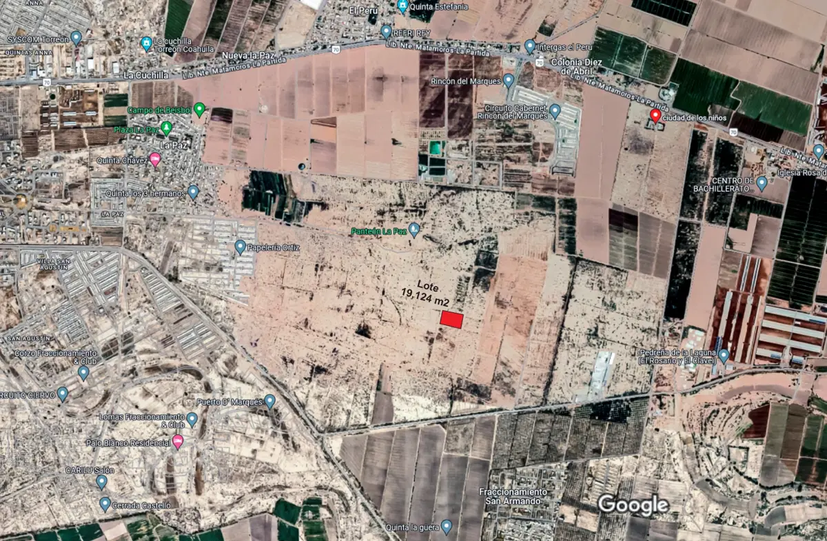 Terreno en Venta en La Paz, Torreón, Coahuila de Zaragoza