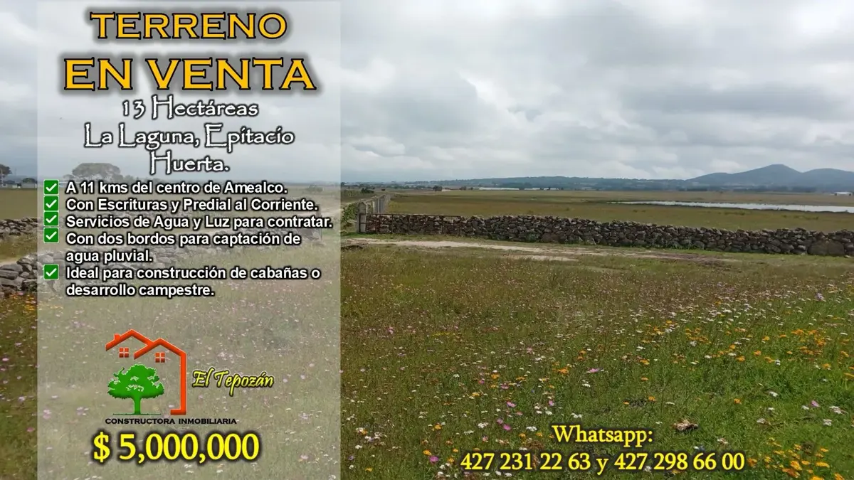 Terreno en venta en La Soledad, Amealco de Bonfil — foto 1 de 13