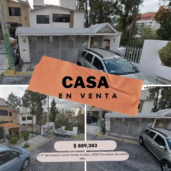 Casa en venta en Lomas Verdes 4a Sección, Naucalpan de Juárez, México
