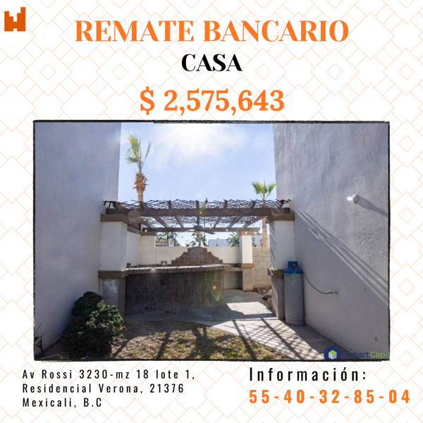 Casa en venta en Verona, Mexicali — foto 2 de 10