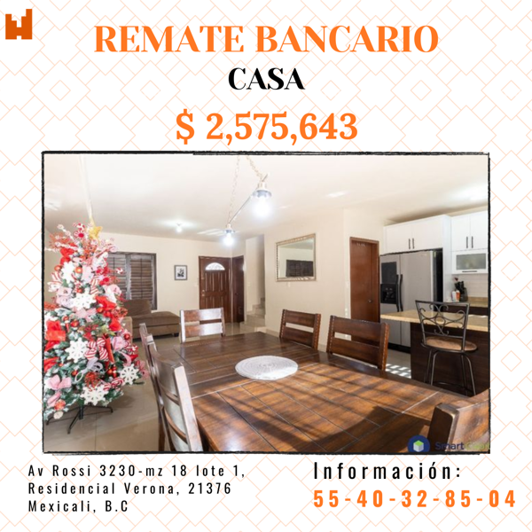 Casa en venta en Verona, Mexicali — foto 3 de 10