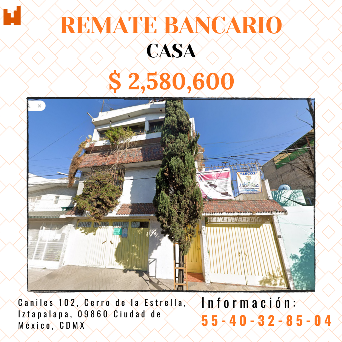 Casa en venta en Cerro de la Estrella, Iztapalapa — foto 1 de 6