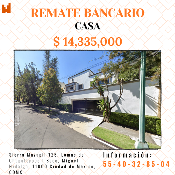 Casa en venta en Lomas de Chapultepec I Sección, Miguel Hidalgo — foto 2 de 7