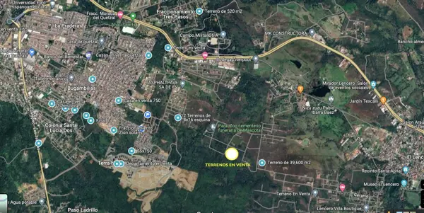 Terreno en venta en El Lencero, Emiliano Zapata, Veracruz de Ignacio de la Llave Terreno en venta en El Lencero, Emiliano Zapata, Veracruz de Ignacio de la Llave