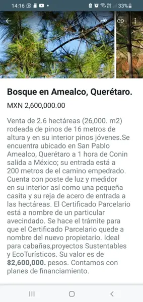 Terreno en venta en San Pablo, Amealco de Bonfil, Querétaro