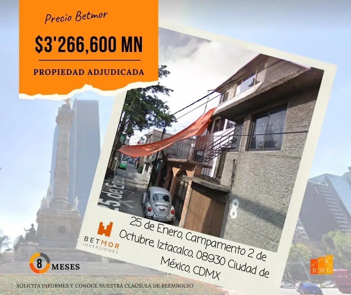 Casa en venta en Campamento 2 de Octubre, Iztacalco — foto 1 de 10