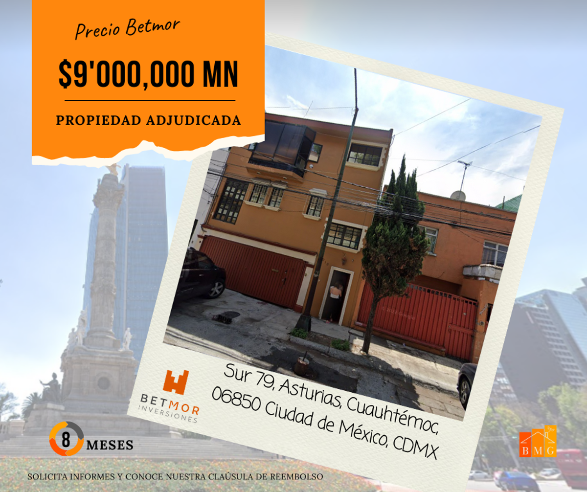 Casa en venta en Asturias, Cuauhtémoc — foto 1 de 10