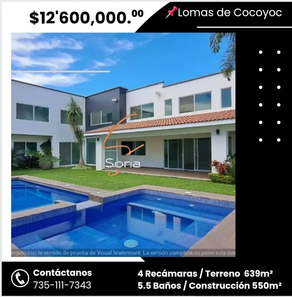 Casa en venta en Lomas de Cocoyoc, Atlatlahucan — foto 1 de 56