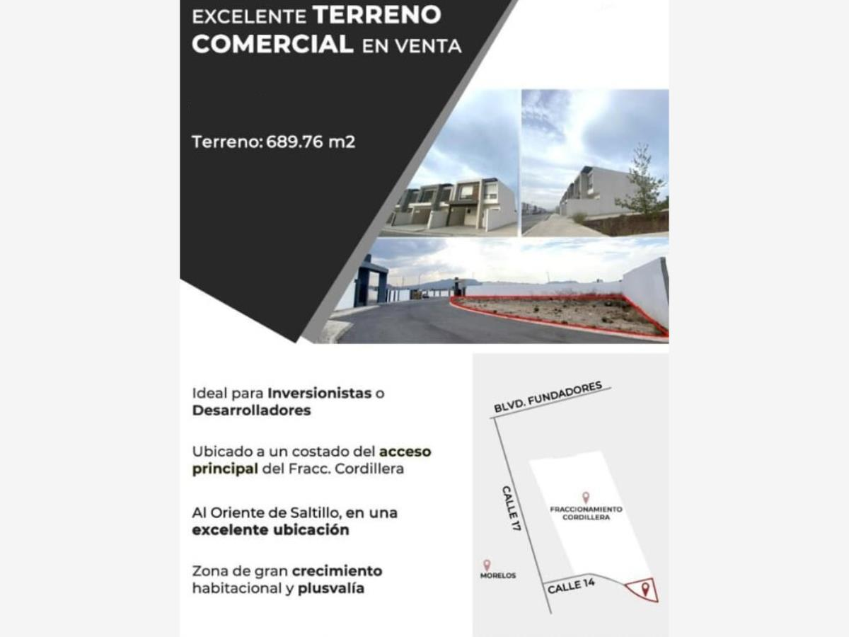 Terreno en venta en Cordillera, Saltillo