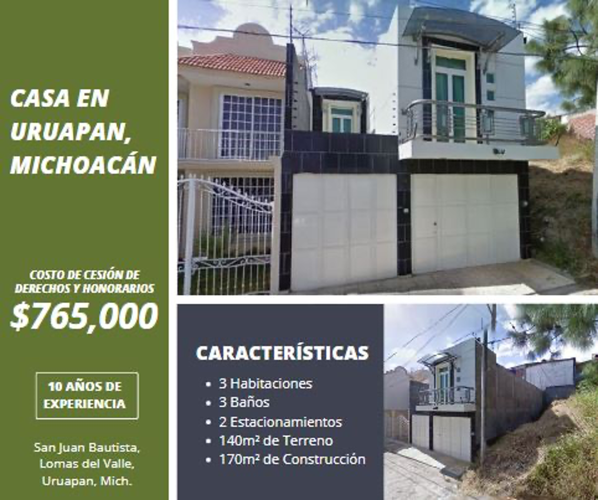 Casa en venta en Lomas Del Valle, Uruapan — foto 1 de 7