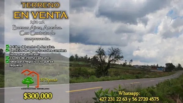 Terreno en venta en La Cruz del Apartadero (La Garita), Amealco de Bonfil, Querétaro Terreno en venta en La Cruz del Apartadero (La Garita), Amealco de Bonfil, Querétaro
