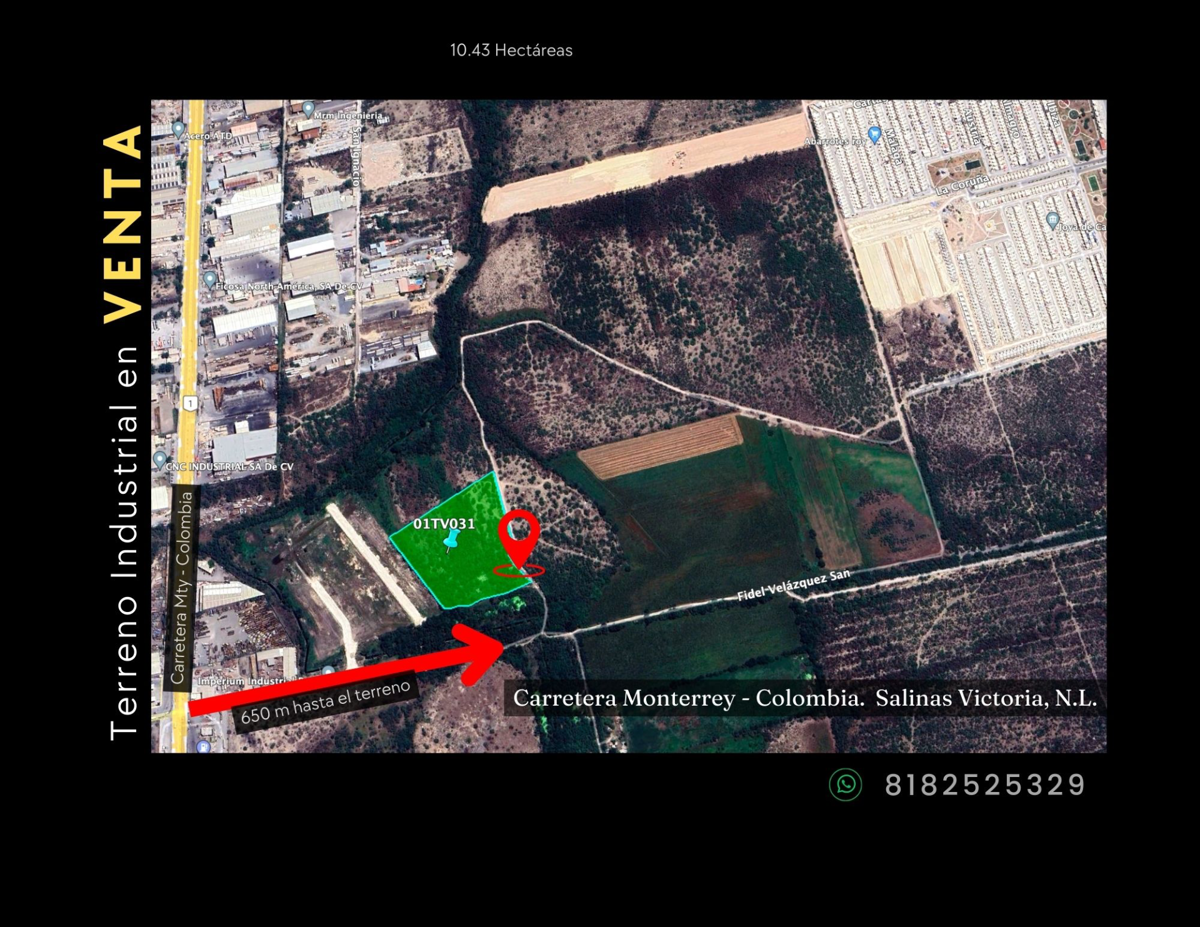 Terreno en venta en Simeprodeso (colectivo Nuevo), Salinas Victoria — foto 1 de 3