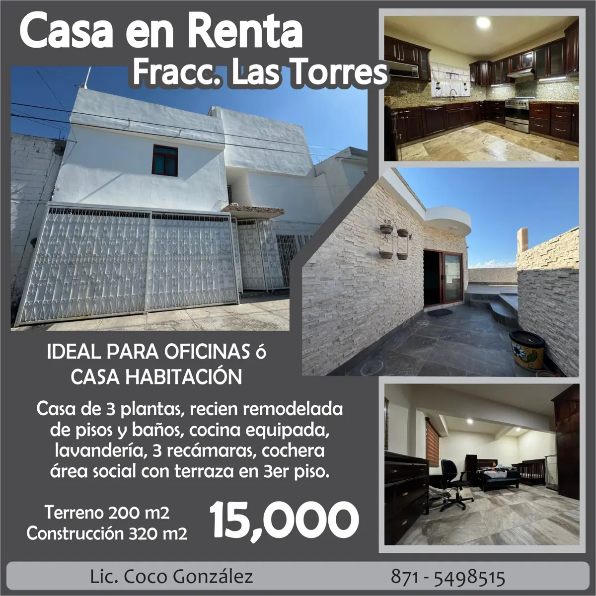 Oficina en Renta en Residencial las Torres, Torreón, Coahuila de Zaragoza