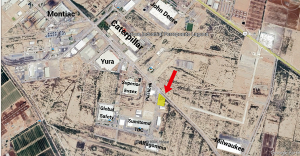 Terreno en venta en Parque Industrial Ferropuerto, Torreón, Coahuila de Zaragoza Terreno en venta en Parque Industrial Ferropuerto, Torreón, Coahuila de Zaragoza