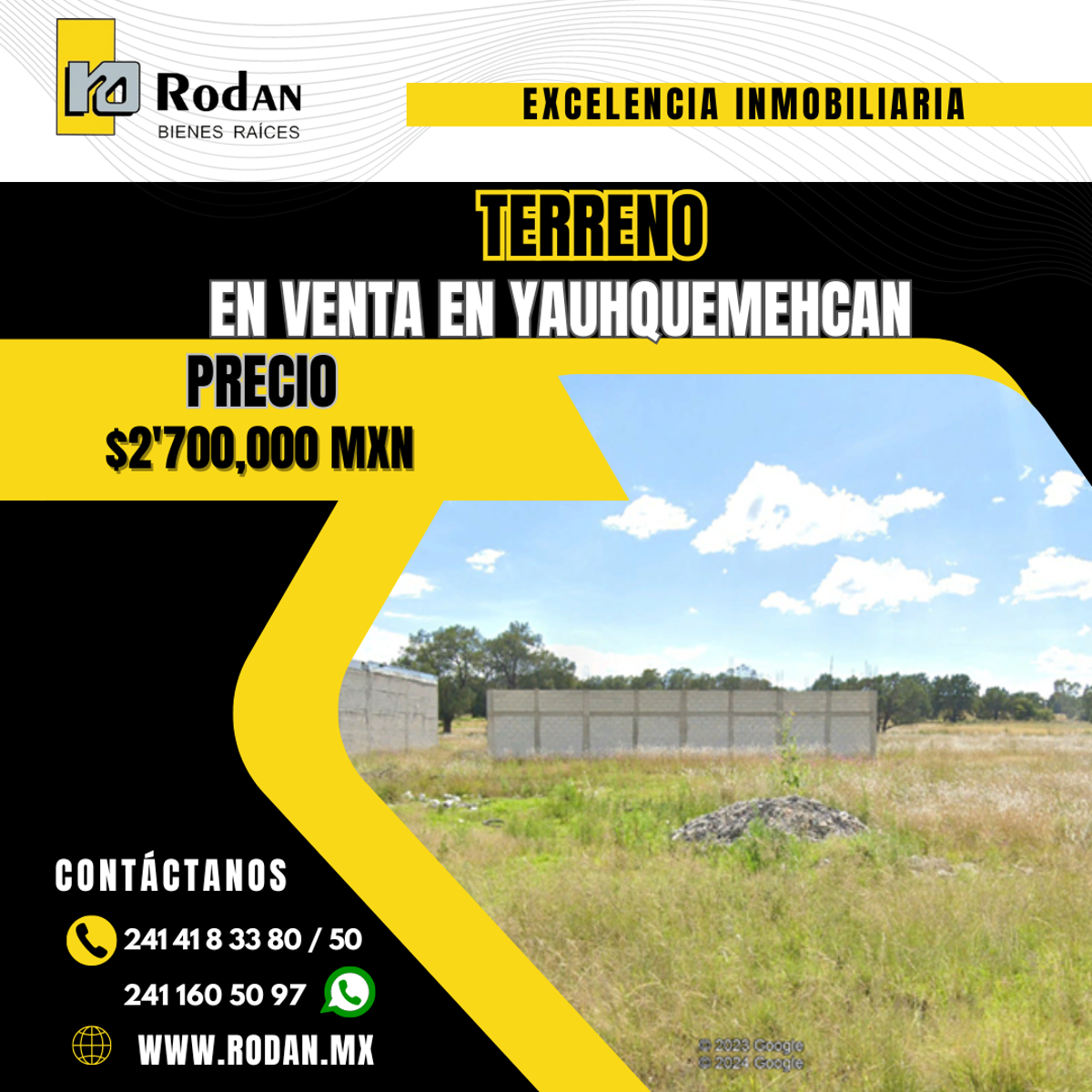 Terreno en venta en San Jose Tetel, Yauhquemehcan — foto 1 de 2