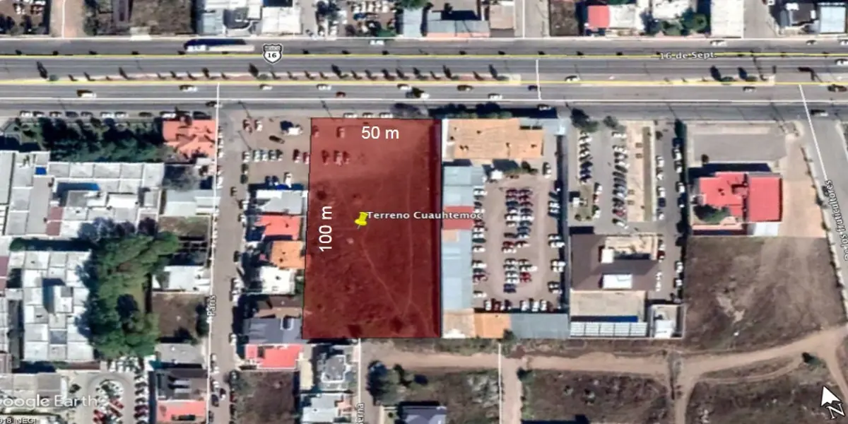 Terreno en venta en Ciudad Cuauhtémoc Centro, Cuauhtémoc