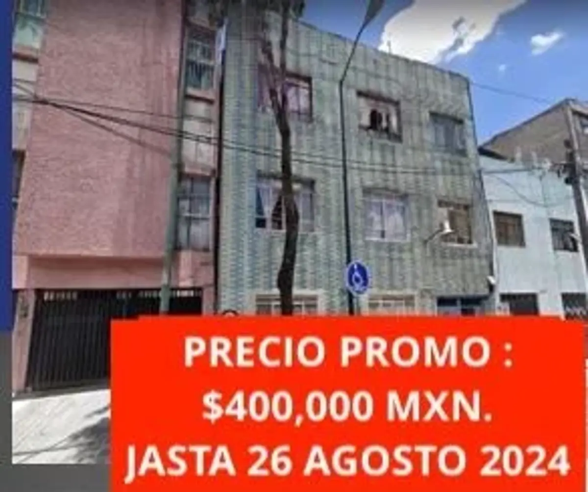 Departamento en venta en Peralvillo, Cuauhtémoc
