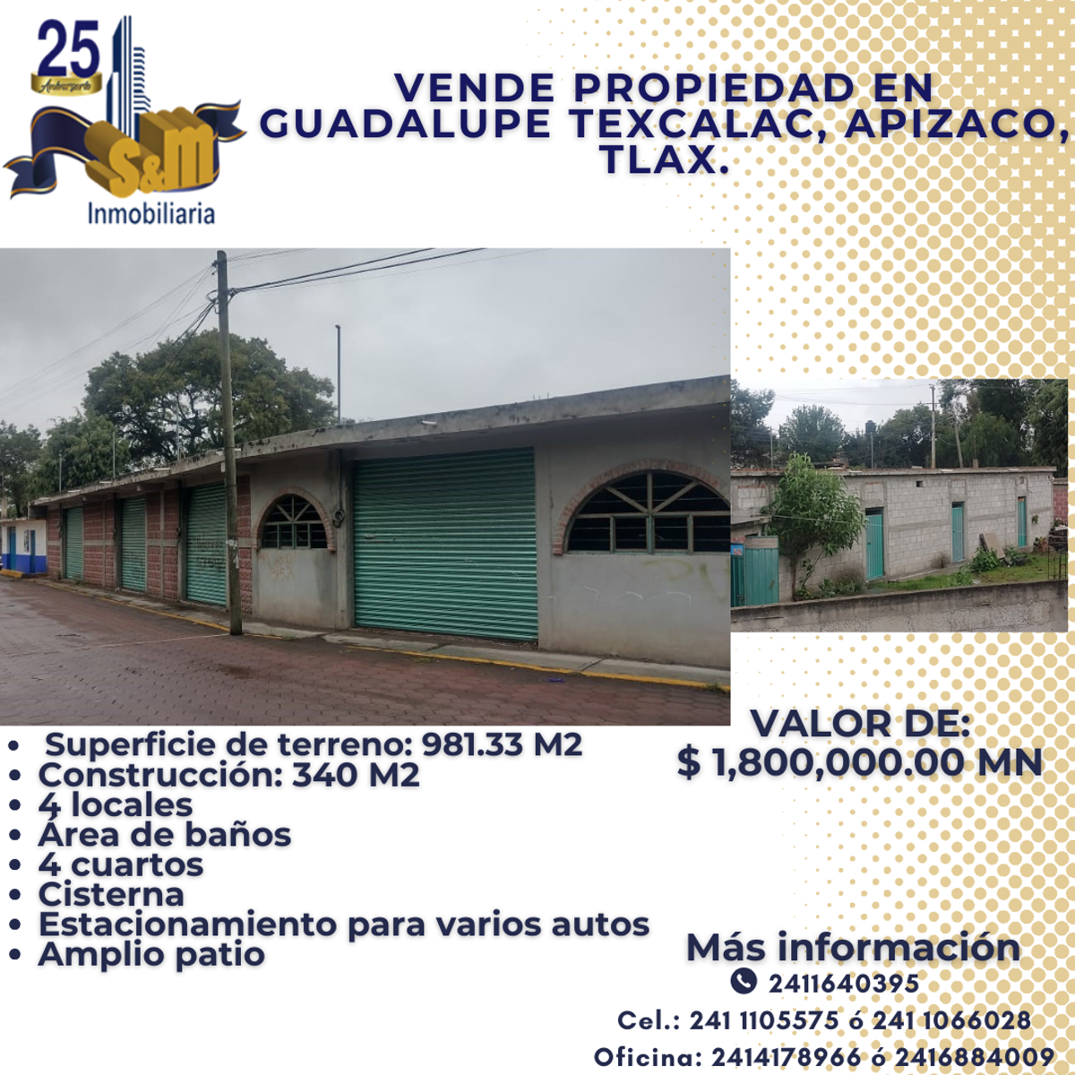 Local en venta en Guadalupe Texcalac, Tetla de la Solidaridad — foto 1 de 9
