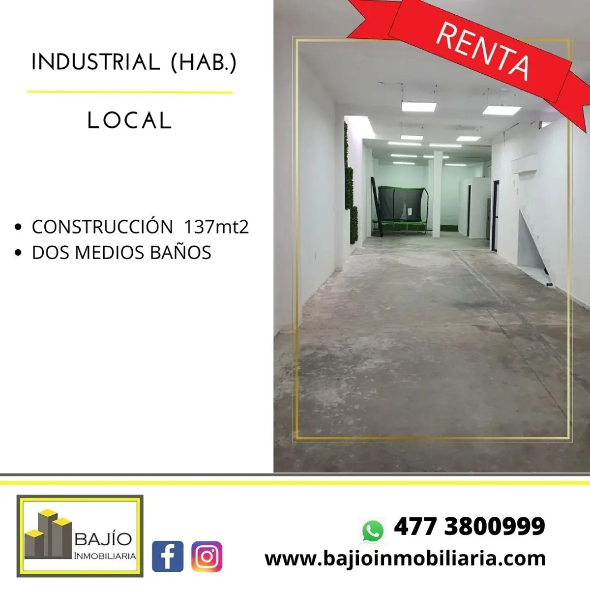 Local en renta en Industrial, León — foto 1 de 7