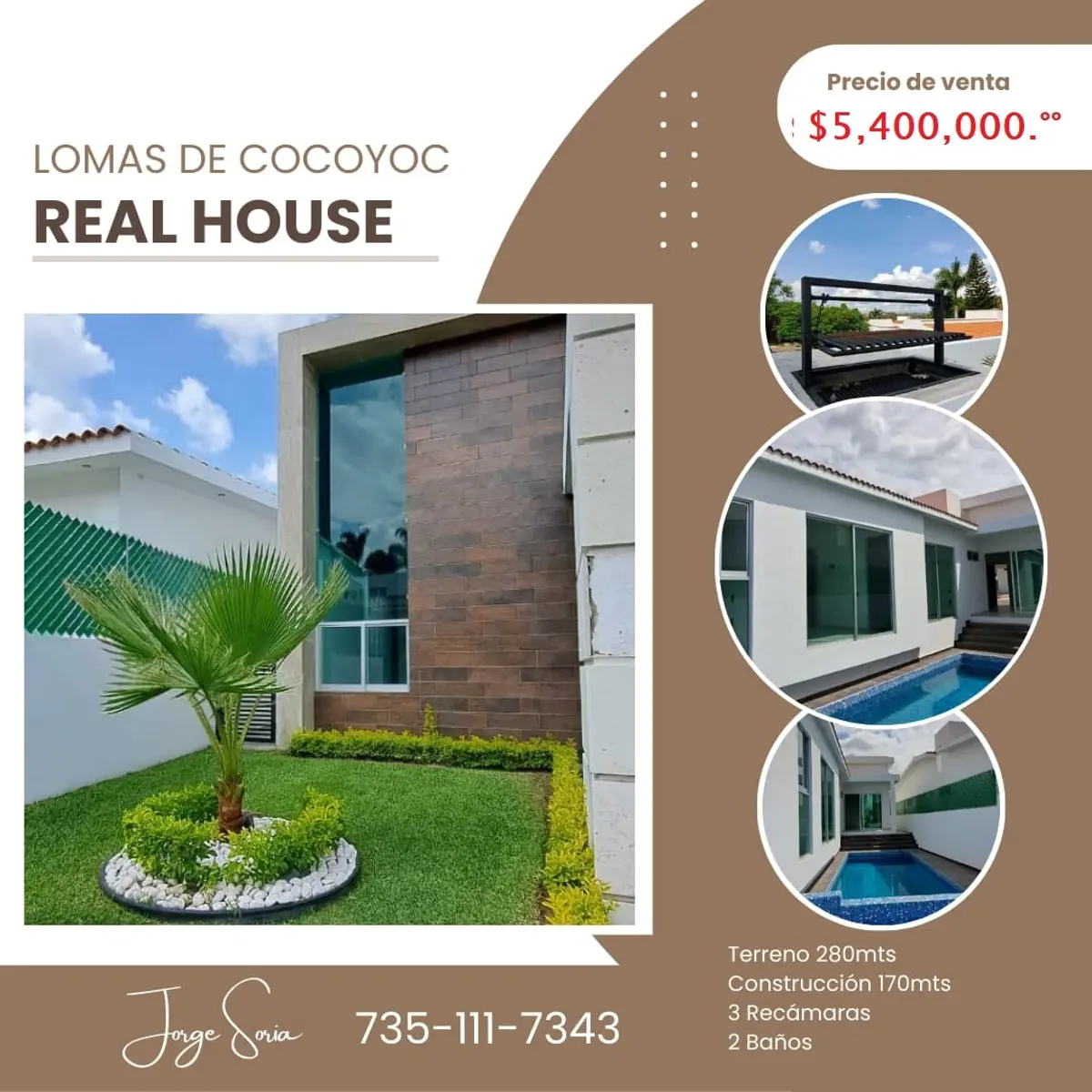 Casa en venta en Lomas de Cocoyoc, Atlatlahucan — foto 1 de 32