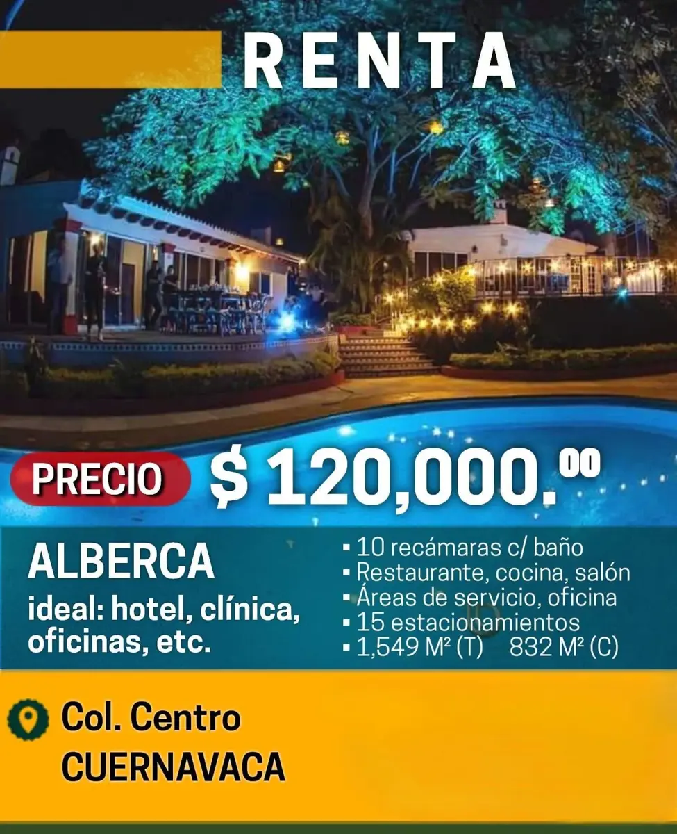 Casa en renta en Cuernavaca Centro, Cuernavaca