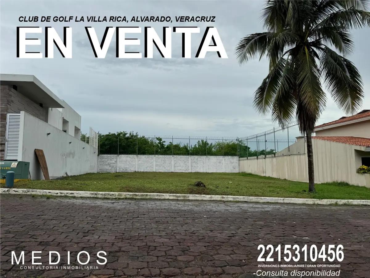 Terreno en venta en Club de Golf Villa Rica, Alvarado — foto 1 de 5