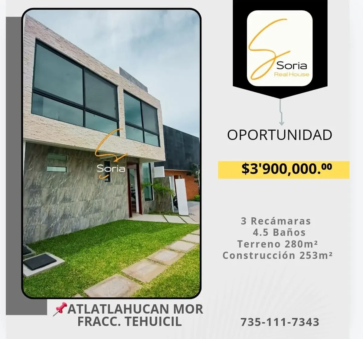 Casa en venta en Atlatlahucan, Atlatlahucan — foto 1 de 86