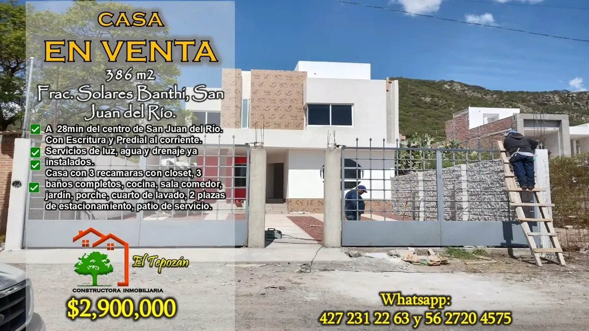Casa en venta en Granjas Banthí Sección Solares, San Juan del Río — foto 1 de 23