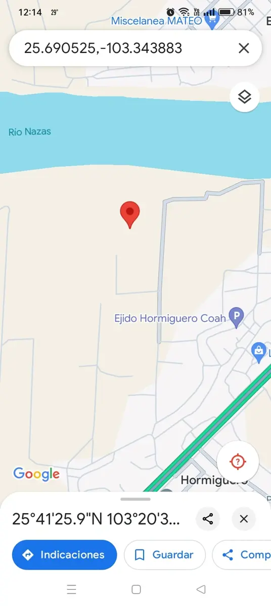 Terreno en Venta en Hormiguero, Matamoros, Coahuila de Zaragoza