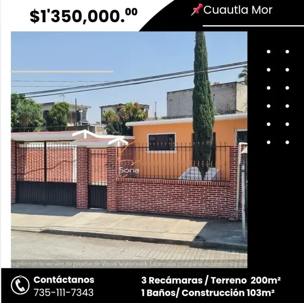 Casa en venta en Juan Morales, Yecapixtla, Morelos