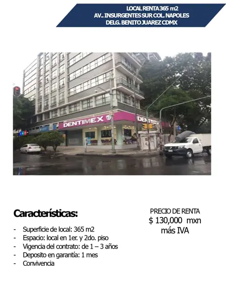 Local en renta en Napoles, Benito Juárez — foto 2 de 2
