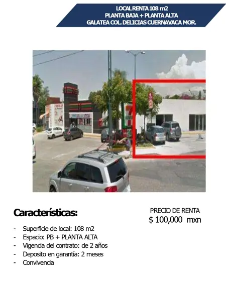 Local en renta en Delicias, Cuernavaca — foto 2 de 2